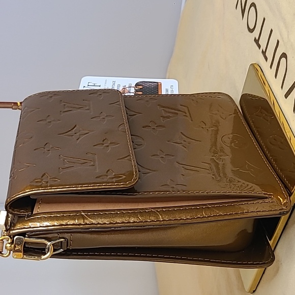 LOUIS VUITTON VINTAGE 2001 RARE FIND MONOGRAM VERNIS MOTT BAG NO LONGER PRODUCED - Picture 4 of 17